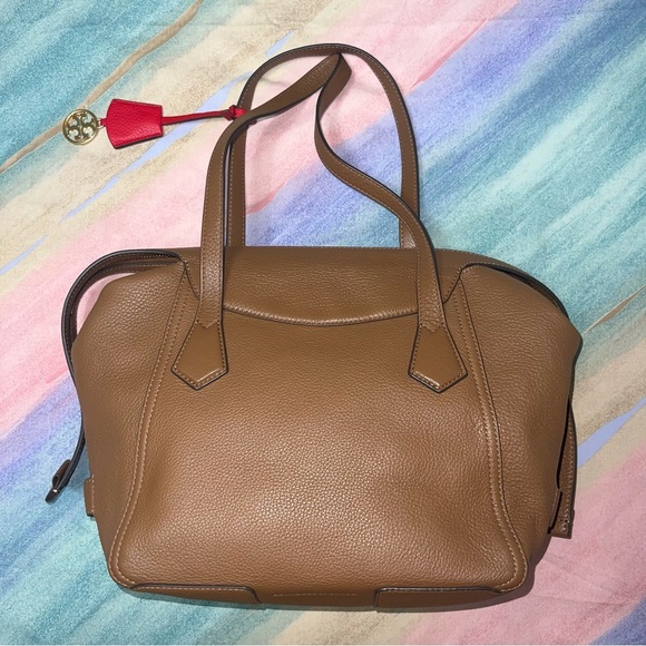 Tory Burch Perry Satchel in Brown Leather - Picture 8 of 15